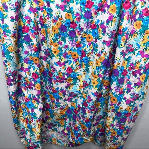 Asos Floral Bodycon Dress Size 18 - Picture 7 of 12